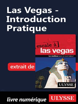 cover image of Las Vegas--Introduction Pratique